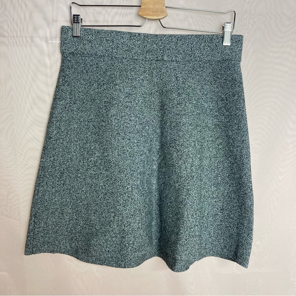 Loft a line cotton sweater skirt